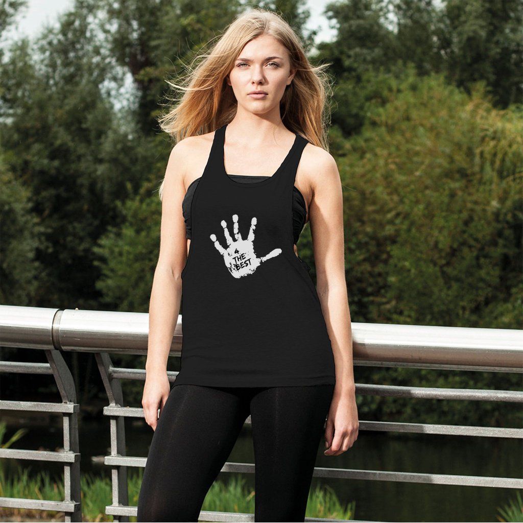 4 THE BEST Women's Loose Racerback Tank Top